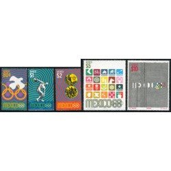 DEP4 Mexico A- 292/96 1968 Juegos Olímpicos en Mexico MNH DEP4 Mexico A- 292/96 1968 Juegos Olímpicos en Mexico MNH