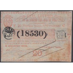 Cuba Lotería De La Isla 04 de Abril de 1872 Sorteo nº 880 ( 5128 ) Cuba Lotería De La Isla 04 de Abril de 1872 Sorteo nº 880 ( 5128 )