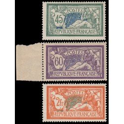 France Francia 143/45 1907 Merson MNH France Francia 143/45 1907 Merson MNH