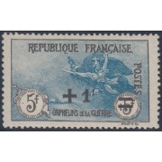 France Francia Nº 169 1922 Orphelins MNH