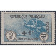 France Francia Nº 169 1922 Orphelins En beneficio de huérfanos de guerra MNH