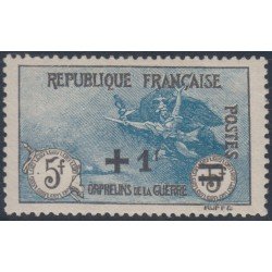 France Francia Nº 169 1922 Orphelins En beneficio de huérfanos de guerra MNH France Francia Nº 169 1922 Orphelins En beneficio de huérfanos de guerra MNH
