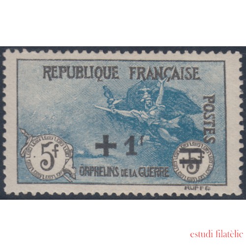 France Francia Nº 169 1922 Orphelins MNH