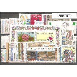 France Francia 1993 Año Completo MNH France Francia 1993 Año Completo MNH