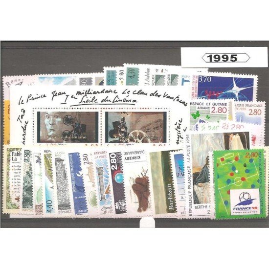 France Francia 1995 Año Completo MNH France Francia 1995 Año Completo MNH