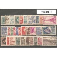 Francia France 1939 Año Completo MNH