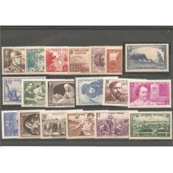 Francia France 1940 Año Completo MNH Francia France 1940 Año Completo MNH