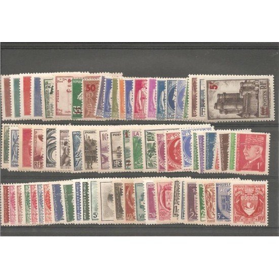 Francia France 1941 Año Completo MNH Francia France 1941 Año Completo MNH
