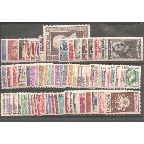Francia France 1944 Año Completo MNH