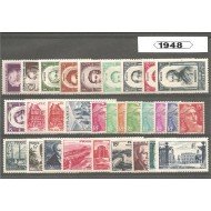 Francia France 1948 Año Completo MNH