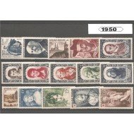 Francia France 1950 Año Completo MNH