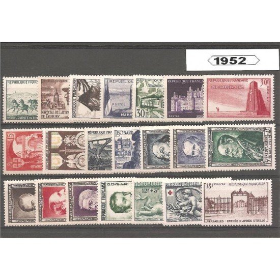 Francia France 1952 Año Completo MNH Francia France 1952 Año Completo MNH