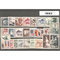 Francia France 1953 Año Completo MNH Francia France 1953 Año Completo MNH
