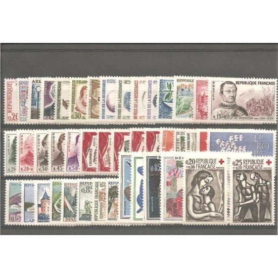 Francia France 1961 Año Completo MNH Francia France 1961 Año Completo MNH