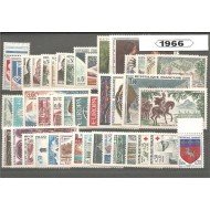 Francia France 1966 Año Completo MNH