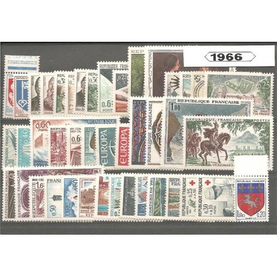 Francia France 1966 Año Completo MNH Francia France 1966 Año Completo MNH
