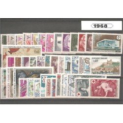 Francia France 1968 Año Completo MNH Francia France 1968 Año Completo MNH