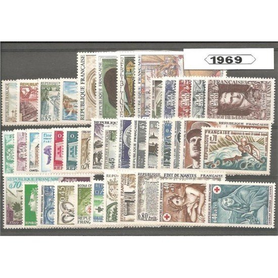 Francia France 1969 Año Completo MNH Francia France 1969 Año Completo MNH