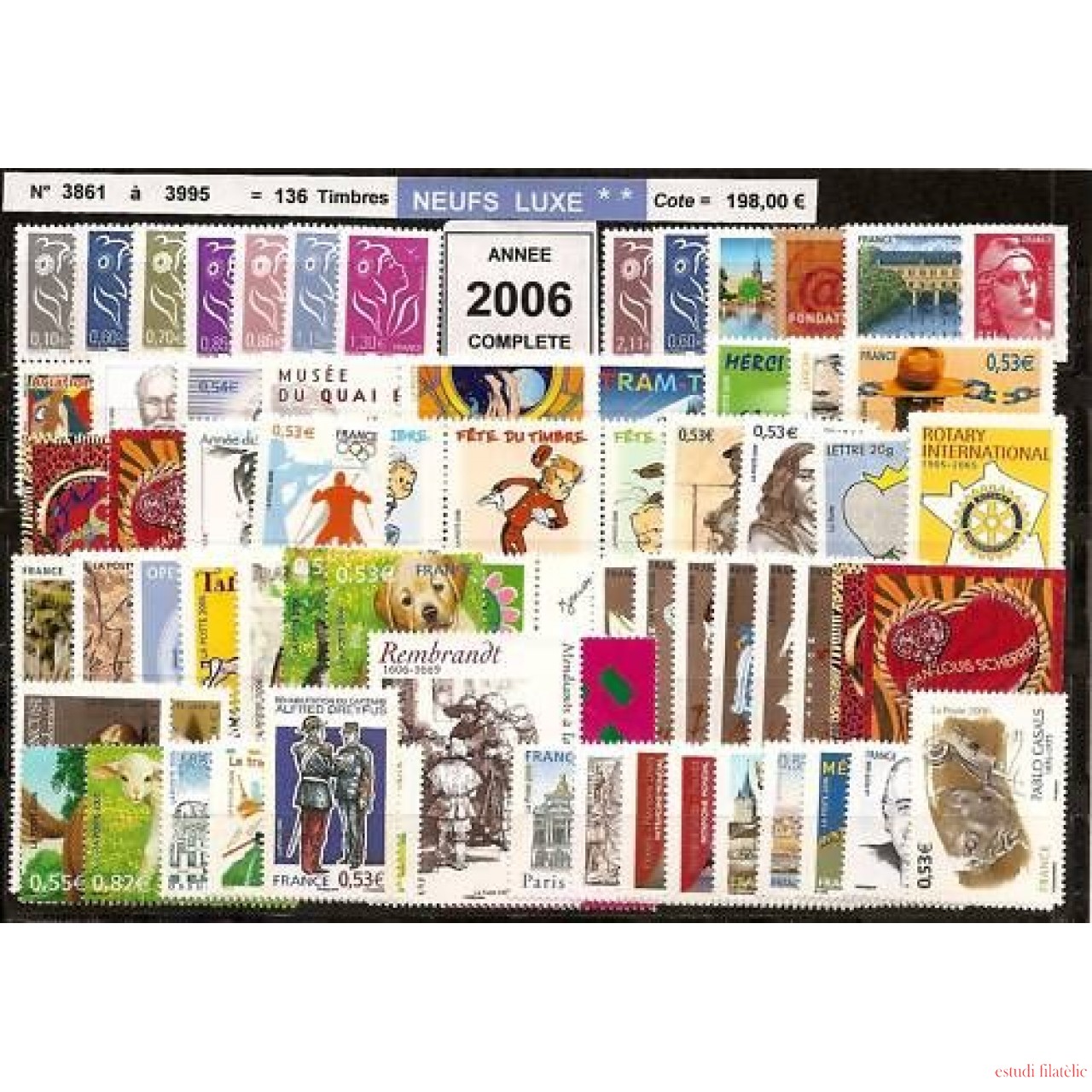 Francia 2580 (edición Completa) Nuevo 1986 Hans Arp