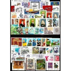 Francia France 2007 Año Completo MNH