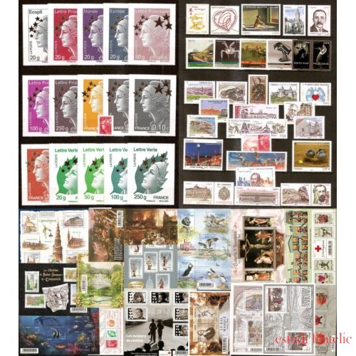 Francia France 2012 Año Completo MNH