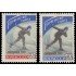 DEP4 Rusia 2145/46 1959 Campeonatos del mundo de patinaje sobre hielo, femenino, en Sverdlovsk  MNH