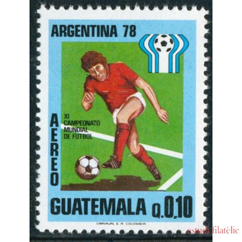 DEP4 Guatemala A- 642 1978 XI Campeonato Mundial de Fútbol MNH