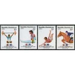 DEP5 Rep. Dominicana 994/97 1986 XV Juegos Centroamericanos y del Caribe MNH DEP5 Rep. Dominicana 994/97 1986 XV Juegos Centroamericanos y del Caribe MNH