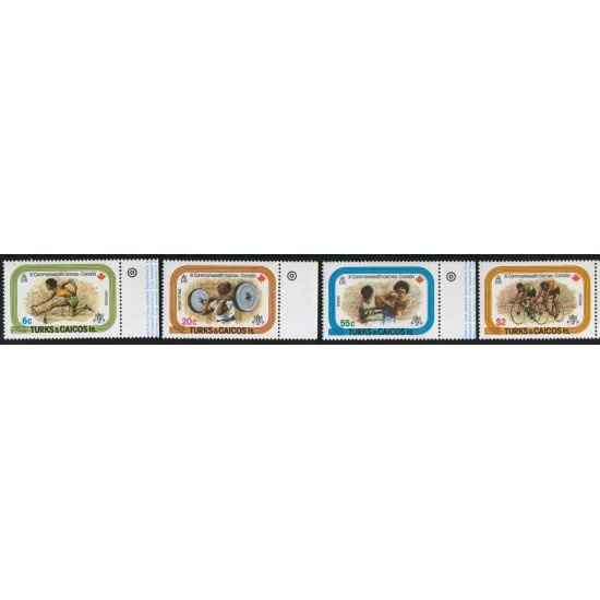 DEP5 Turks & Caicos Nº 408/11 MNH DEP5 Turks & Caicos Nº 408/11 MNH