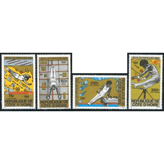 DEP5 Costa de Marfil Ivory Coast Nº A 71/74 1980 MNH DEP5 Costa de Marfil Ivory Coast Nº A 71/74 1980 MNH