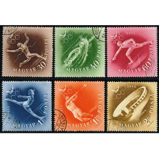 DEP5 FL3 Hungría Hungary Nº 1046/49 + A 130/31 1952 Used DEP5 FL3 Hungría Hungary Nº 1046/49 + A 130/31 1952 Used