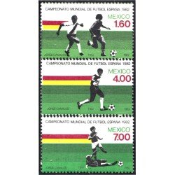 México 975/77 1982 Campeonato Mundial de Fútbol España MNH México 975/77 1982 Campeonato Mundial de Fútbol España MNH