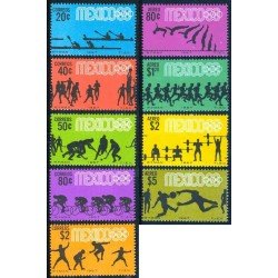 DEP5 México 734/38 + A 280/83 1967 Preludio de juegos olímpicos MNH DEP5 México 734/38 + A 280/83 1967 Preludio de juegos olímpicos MNH