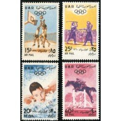 DEP7/TRA1 Siria Sirya Aéreo 167/70 1960 Juegos olímpicos de Roma MNH
