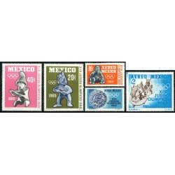 DEP5 México 721/22 + A 261/63 + HB 3/4 1965 XIX Juegos Olímpicos MNH DEP5 México 721/22 + A 261/63 + HB 3/4 1965 XIX Juegos Olímpicos MNH