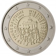 Alemania 2015 2 € euros conmemorativos Reunificación 25 años de la unidad alemana ( 5 monedas ) 