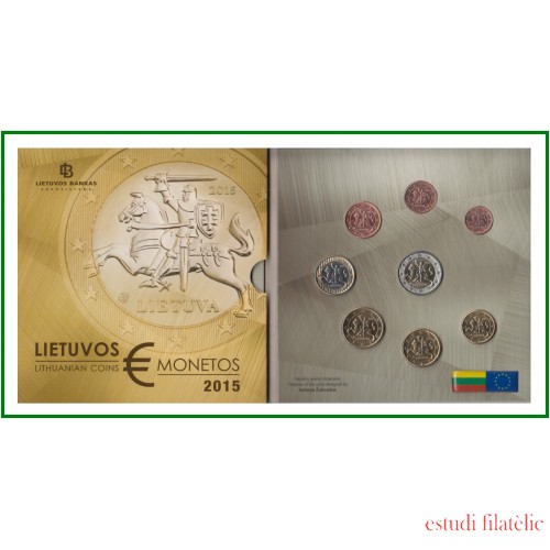 Lituania 2015 Cartera OficialCartera Oficial Monedas € euro Set