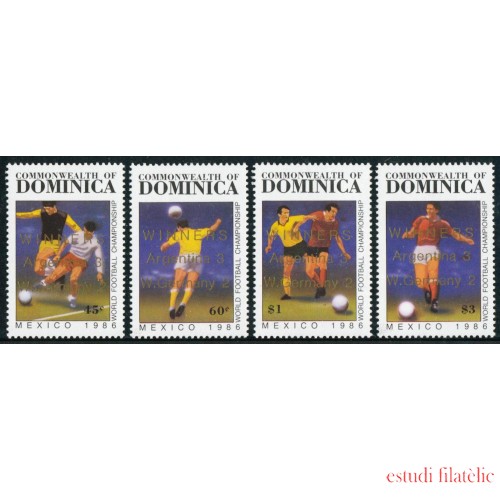 DEP6  Dominica  Nº 948/51   1986   MNH