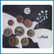 Francia France 2015 Cartera Oficial Monedas € euros ed. especial Blister La Paix Tirada 500