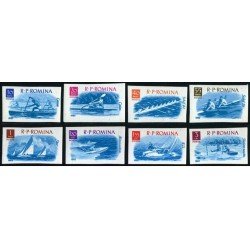 DEP7 Rumanía Romania Nº 1842/49 sin dentar 1962 MNH DEP7 Rumanía Romania Nº 1842/49 sin dentar 1962 MNH