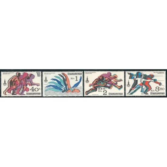 DEP7 Checoslovaquia Czechoslovakia Nº 2271/74 1980 MNH DEP7 Checoslovaquia Czechoslovakia Nº 2271/74 1980 MNH