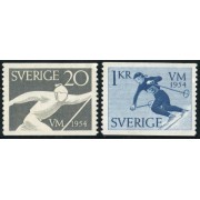 DEP7  Suecia Sweden  Nº 385/86  1954    MNH