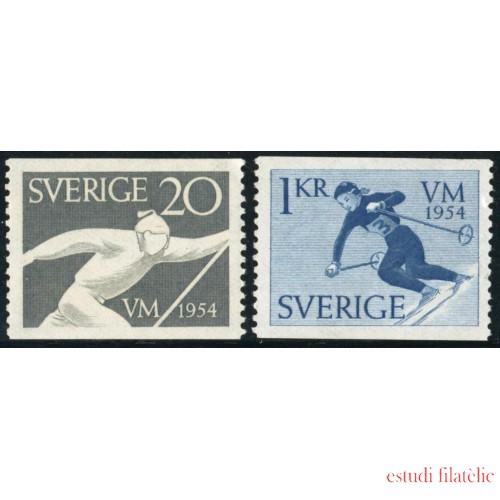 DEP7  Suecia Sweden  Nº 385/86  1954    MNH