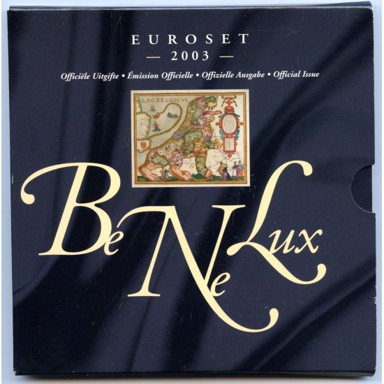 Monedas Euros Benelux Cartera 2003 Monedas Euros Benelux Cartera 2003