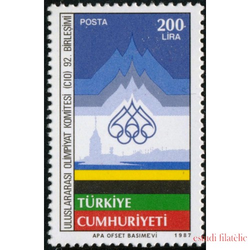 OLI1 Turquia Turkey  Nº 2535   1987    MNH
