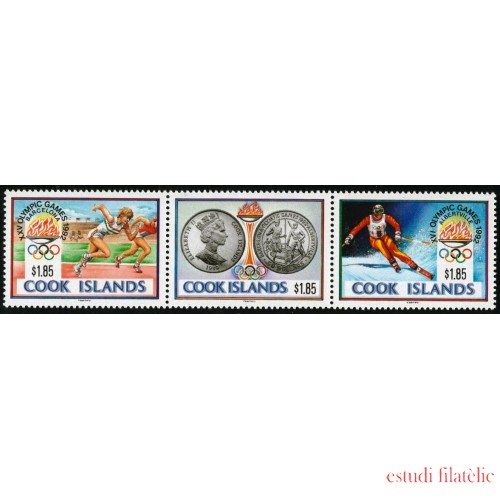 OLI1  Cook, Islas  Nº 1010/12  1992    MNH