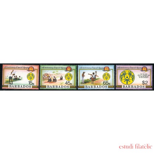 OLI1  Barbados  Nº 681/84 deportes MNH