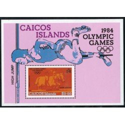 OLI1  Turks & Caicos  HB 48  1984  JJOO Loa Angeles  MNH