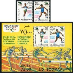 OLI1 Somalia 348/49 + HB 22 1987 MNH OLI1 Somalia 348/49 + HB 22 1987 MNH