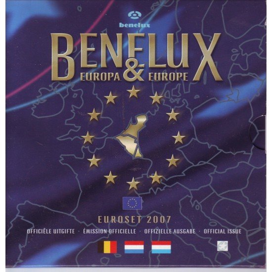 Monedas Euros Benelux Cartera 2007 Monedas Euros Benelux Cartera 2007